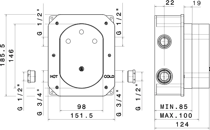 Смеситель для душа Kerama Marazzi Eterna брашированная медь - фото 3