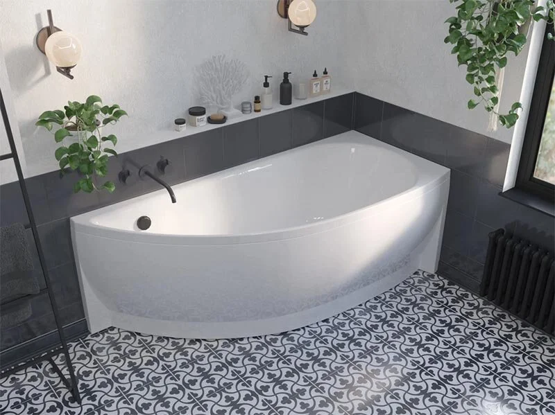 Ванна акриловая 1MarKa Piccolo 01пк1775л, 170 x 75 см, левая, цвет белый - фото 3