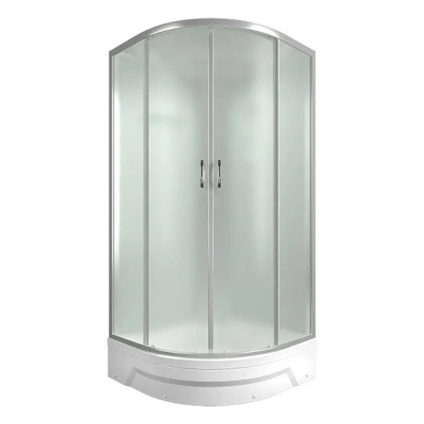 Душевая кабина Erlit Comfort ER351026-С 100х100 см со средним поддоном - фото 1