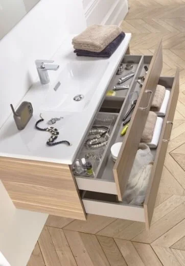 Тумба для раковины Jacob Delafon VOX EB2028 80 см, современная, hi-tech - фото 3