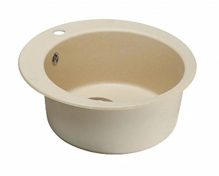 Мойка для кухни Акватон Иверия 48 см шампань, округлой формы - фото 4