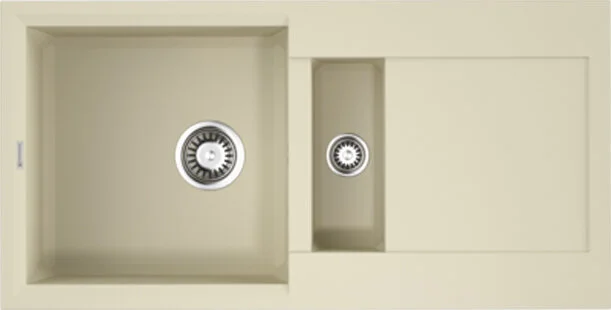 Мойка для кухни Omoikiri Sakaime 86-2-BE 86 см ваниль - фото 1