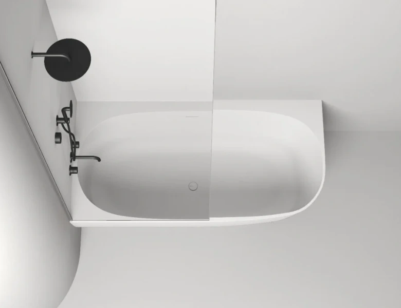 Ванна из искусственного камня Salini Sofia Corner Right 170x85 см белая глянцевая - фото 1