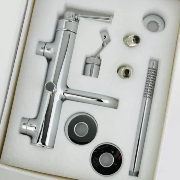 Смеситель для ванны Migliore Ermitage Mini 3141 настенный, округлая форма, с душевой лейкой - фото 5