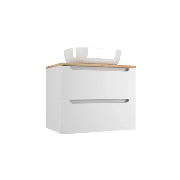 Тумба под раковину подвесная Style Line Бали 70 см с двумя ящиками - фото 1