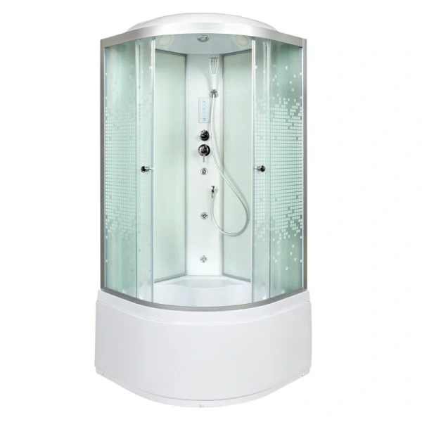 Душевая кабина Deto L 100x100 см с крышей, 100х100 - фото 4