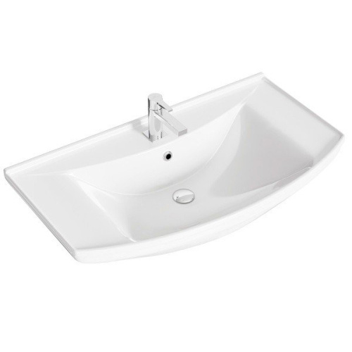 Тумба под раковину подвесная Aqwella Аллегро 85 см белая