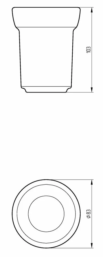 Стакан для ванной Migliore Fortuna 27671 высокий - фото 2