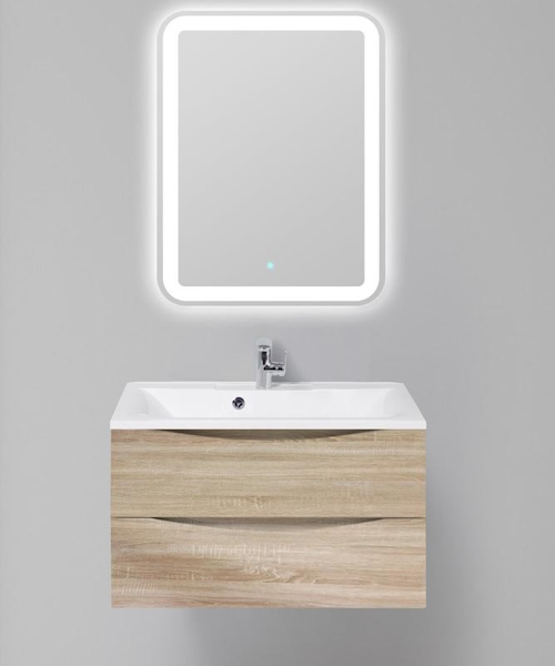 Тумба под раковину подвесная BelBagno Marino 80 см Rovere Bianco - фото 3