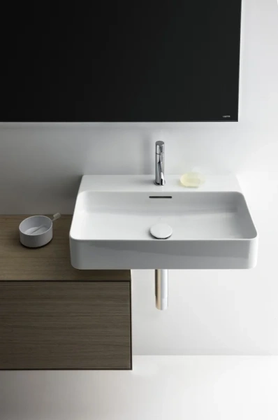 Раковина Laufen Val 65 см белая с 1 отверстием для смесителя, современные, hi-tech - фото 2