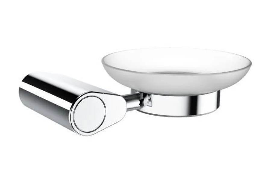 Мыльница для ванной Art & Max Verona Push стеклянная подвесная - фото 1