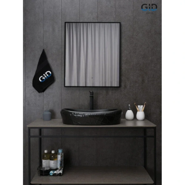 Раковина GID Creativo Bm777 60 см черная - фото 4