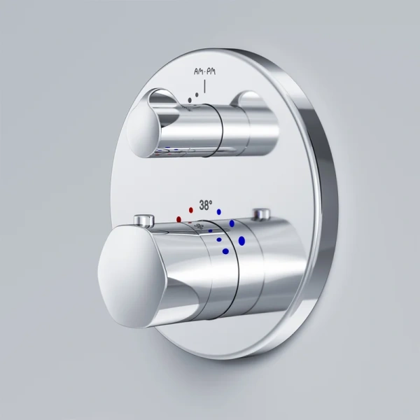 Смеситель для ванны и душа термостатический AM.PM Gem F9085500, округлая форма - фото 5