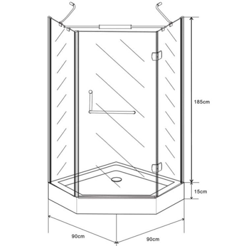 Душевой уголок Wasserfalle F-508 - фото 3