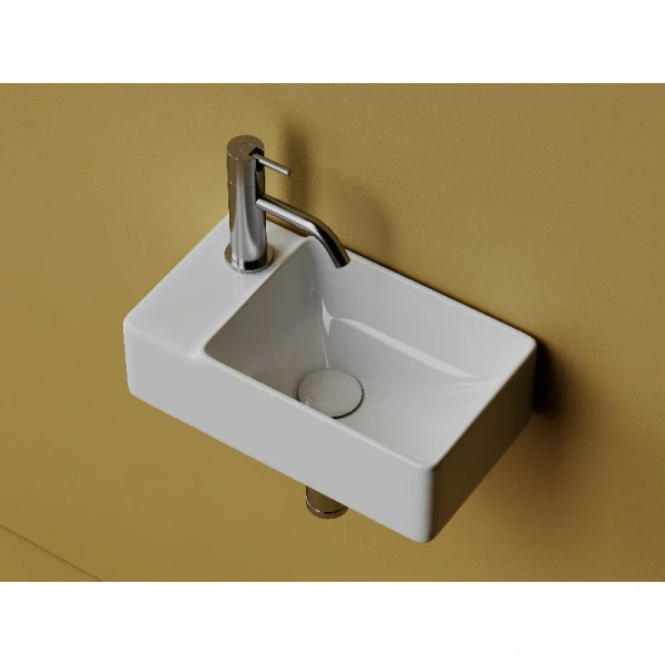 Раковина Ceramica Nova Element 40 см чаша справа, подвесные, пристенные - фото 3