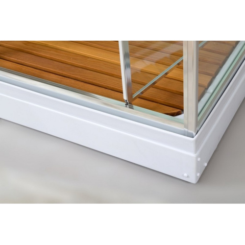 Душевая кабина Deto V 120х90 см средний поддон, стеклянные, прозрачные - фото 7