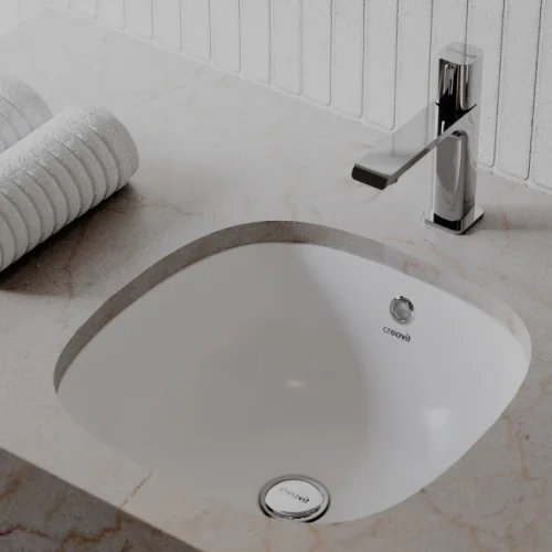 Раковина Creavit Solo 44 см белая - фото 2