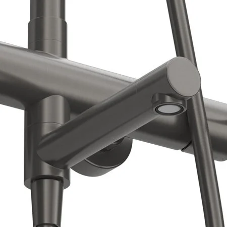 Душевая стойка Cezares Relax оружейная сталь, со смесителем - фото 8