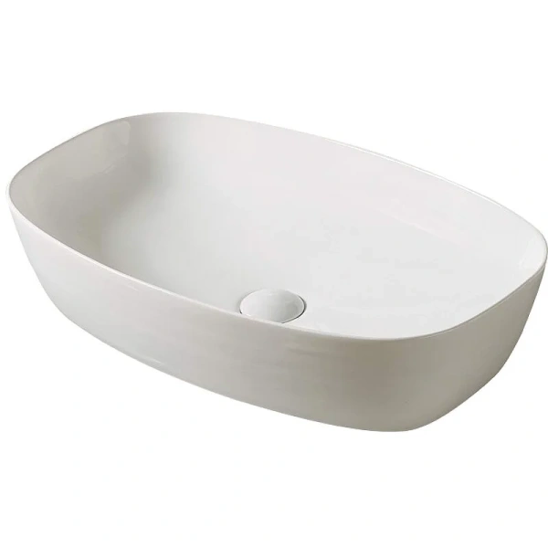 Раковина SantiLine 61 см с антигрязевым покрытием - фото 1