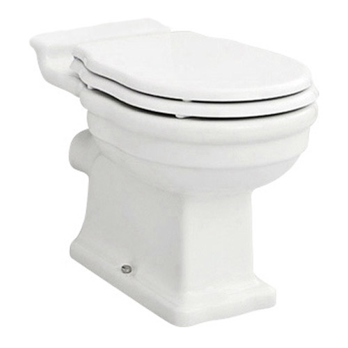 Чаша для унитаза ArtCeram Hermitage белая, выпуск в стену - фото 3