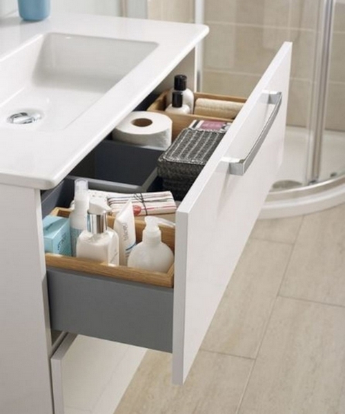 Тумба под раковину подвесная Ideal Standard Tempo 70 см белый глянец, подвесная, пристенная - фото 4