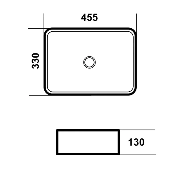 Раковина Grossman Style 46 см белая - фото 2