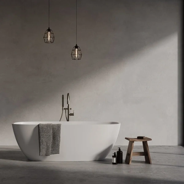 Ванна DEA Design Soul DD8630 1700 18, 170 х 72 см, из искусственного камня, цвет белый матовый - фото 3