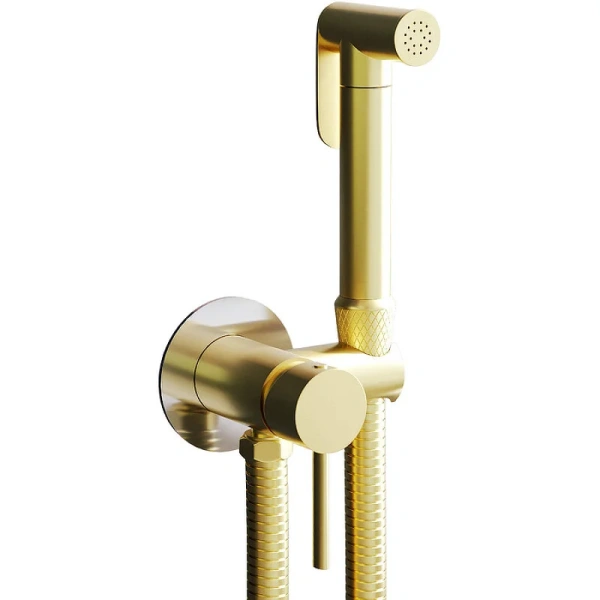 Гигиенический душ со смесителем RGW Shower Panels SP-211Gb золото - фото 1