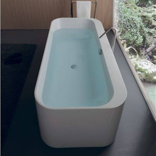 Ванна акриловая Kerasan Tribeca 170х80 см свободностоящая, прямоугольные - фото 5