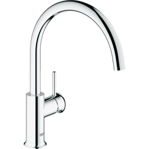 Смеситель для кухни GROHE BauClassic с высоким C-образным изливом - фото 1
