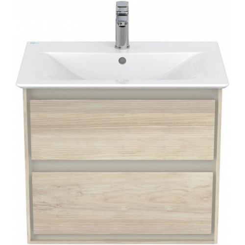 Тумба под раковину подвесная Ideal Standard Connect Air 60 см светло-коричневая, моноблок - фото 5