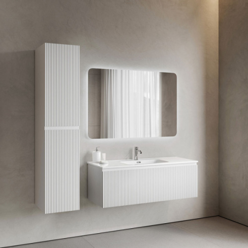 Тумба под раковину подвесная Sancos Snob R 1.0 120 см bianco, белая - фото 7