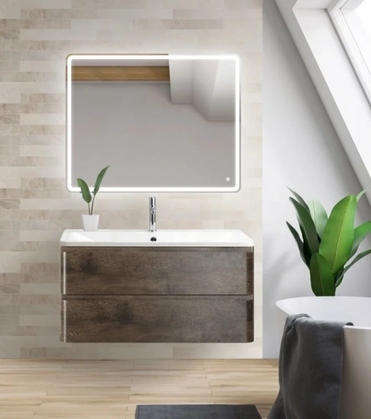 Тумба под раковину подвесная BelBagno Albano 120 см дуб, подвесная, пристенная - фото 4