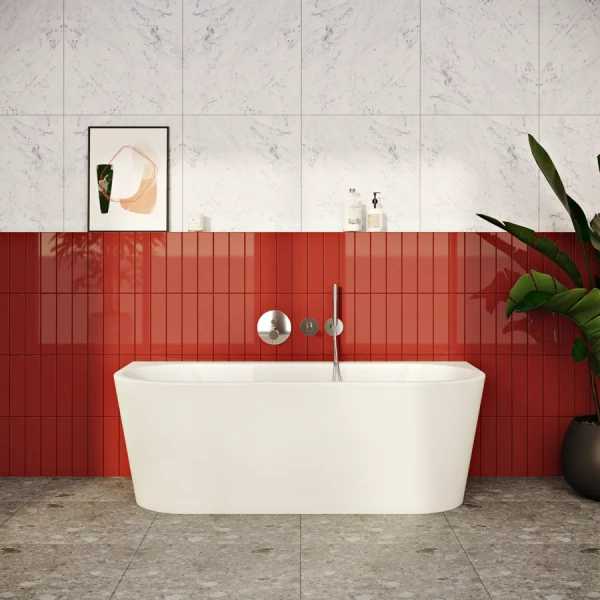 Ванна акриловая Vitra Geo 180 x 80 см, белая, 65420006000 - фото 3