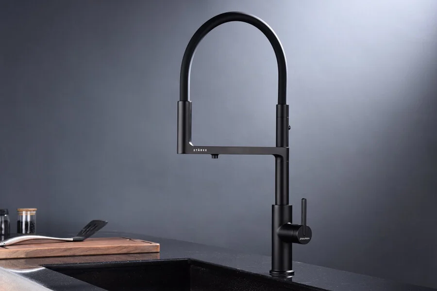 Смеситель для питьевой воды Paulmark Tornado антрацит, современные, hi-tech - фото 3