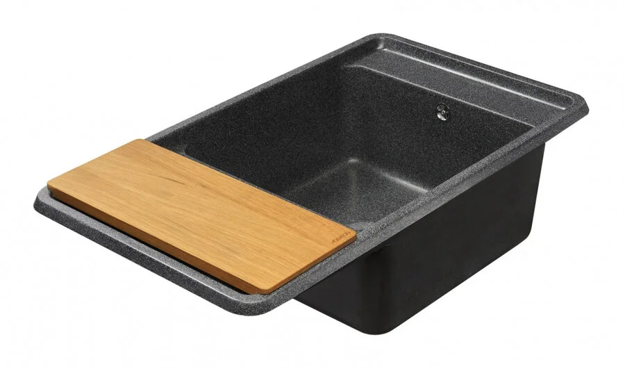 Мойка для кухни Акватон Беллис 1A724832BS2 87 см с крылом, с крылом - фото 6