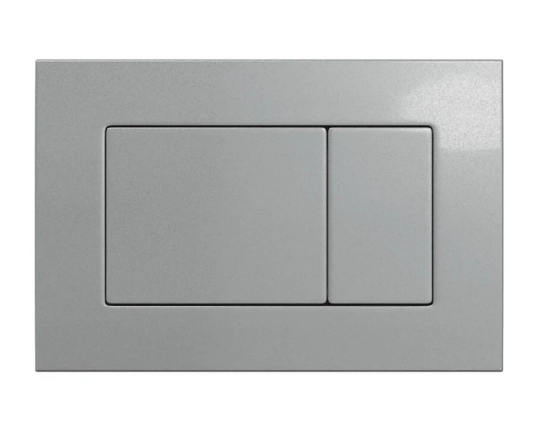 Клавиша смыва Berges Atom матовый хром - фото 1