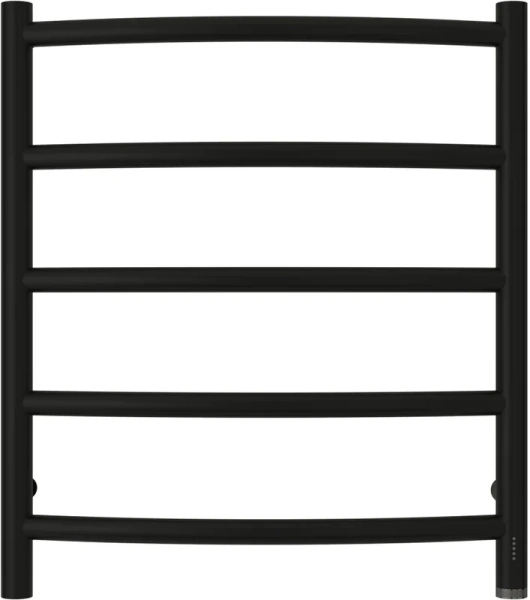 Полотенцесушитель электрический Сунержа Галант 4.0 50х60 см правый, черный матовый, из нержавеющей стали, без полки, неповоротные, с терморегулятором  - фото 6