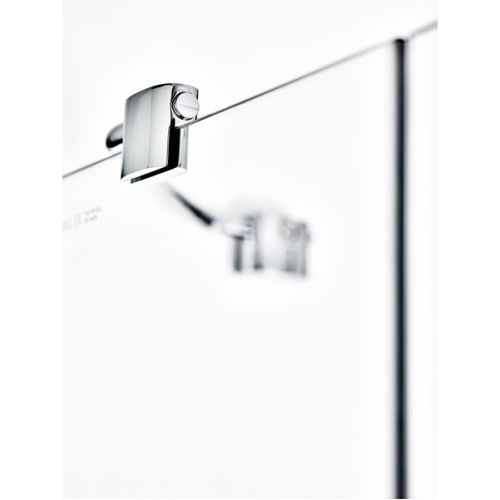 Неподвижная душевая стенка, профиль хром, стекло прозрачное, Ravak Smartline SMPS-80 L 9SL40A00Z1, сатин - фото 2