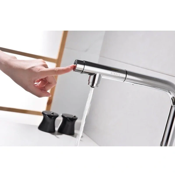 Смеситель для кухни Paulmark Viper Vi213105 с подключением к фильтру, с 1 монтажным отверстием - фото 9