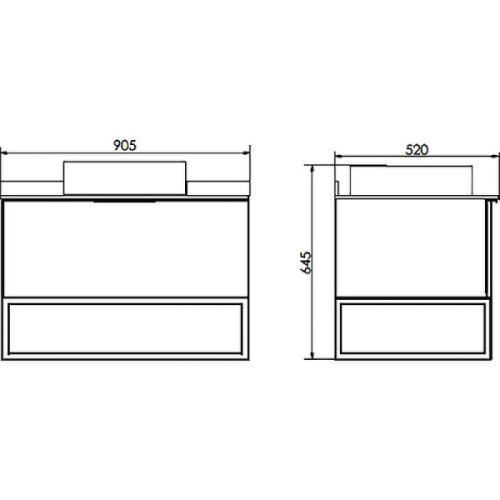 Схема, под накладную раковину - фото 5