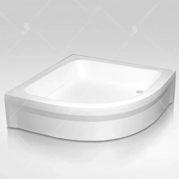 Душевой поддон RGW Acryl BP/CL-S-A 90х90 см полукруглый, акриловый - фото 1
