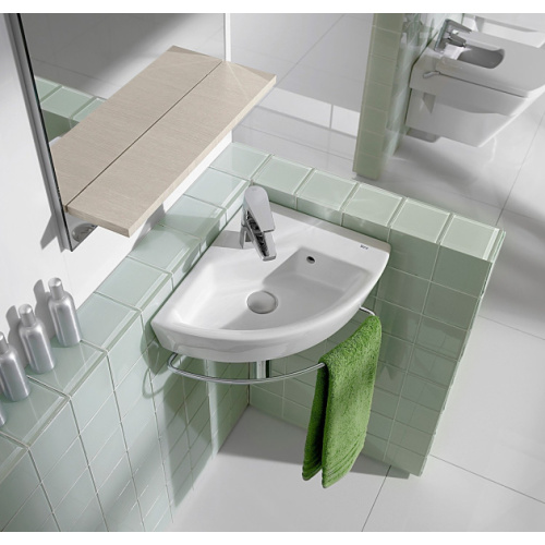 Раковина угловая правая Roca Hall 327622000, современные, hi-tech - фото 2