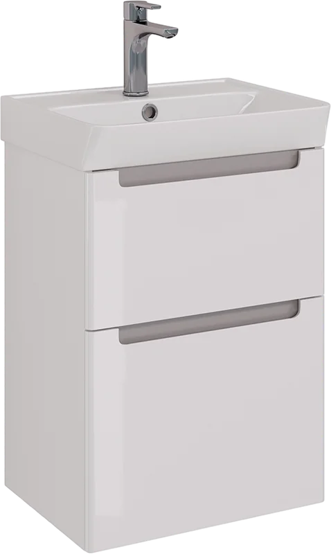 Тумба с раковиной Lemark Buno LM04B50T 50 см с двумя ящиками - фото 1