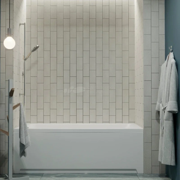 Акриловая ванна Diwo Переславль 170x70 см с каркасом белая Щ0000046597/Щ0000048581 - фото 3