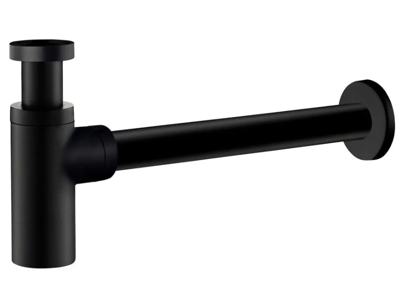 Сифон для раковины Timo черный матовый - фото 1