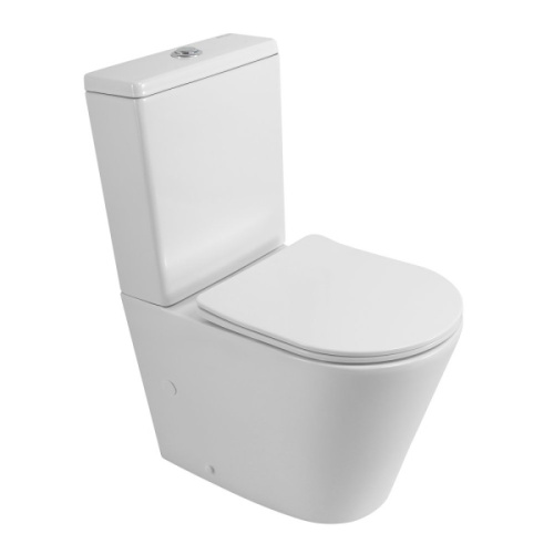 Унитаз компакт BelBagno Flay-R BB2149CPR/SC безободковый - фото 1