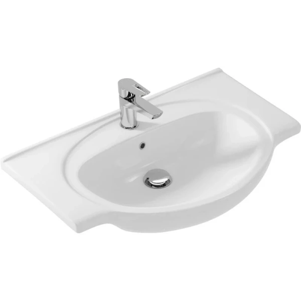 Тумба с раковиной напольная Style Line Эко Стандарт ЛС-00000105 70 см с дверцами