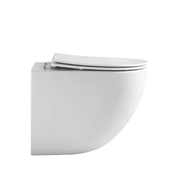 Унитаз подвесной Акватек Гелиос безободковый, безободковые, сиденье с микролифтом - фото 5