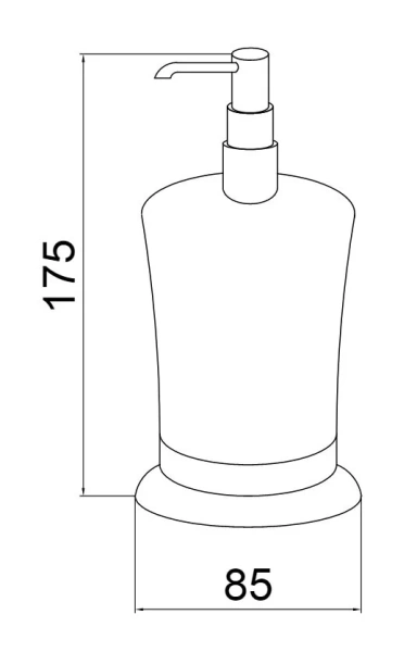 Дозатор для мыла Boheme Medici бронза, классические, ретро, декорированные - фото 2